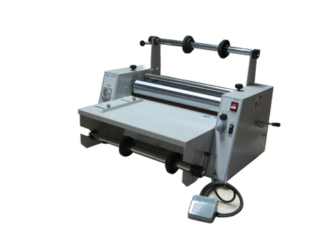 Laminadora t&eacute;rmica comercial EL-380H/EL-380R | M&aacute;quina laminadora de rodillos de acero de 14 pulgadas