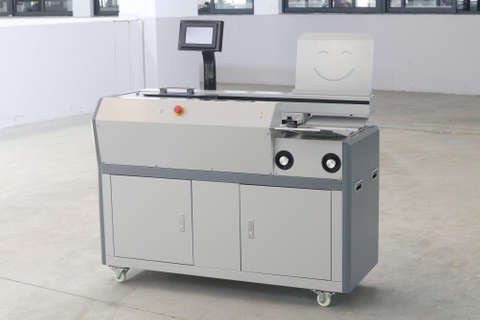 Encuadernadora perfecta inteligente TC60A4 | Encuadernadora encoladora para libros de 330 mm con rodillos encoladores dobles y sistema de encolado lateral